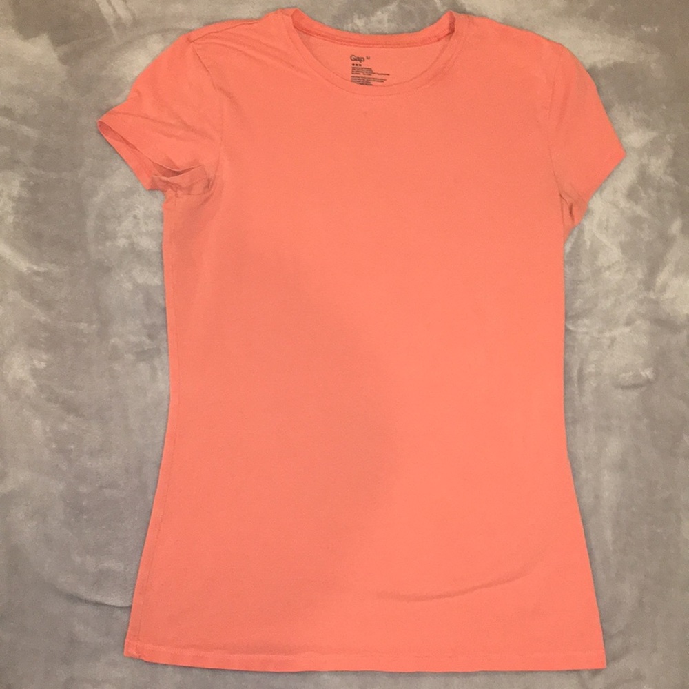 Coral Cotton Tee